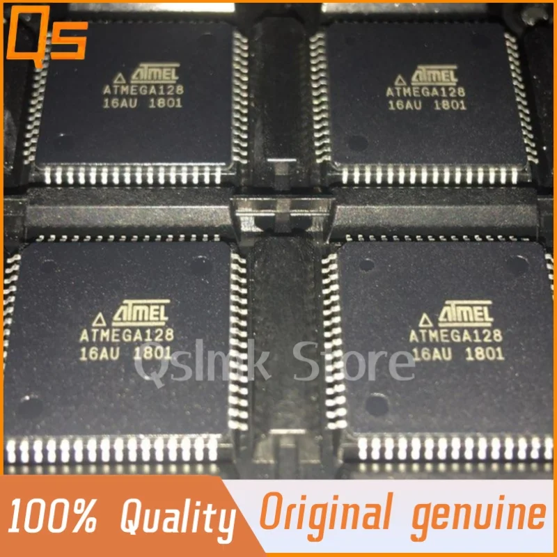 

New Original ATMEGA128-16AU ATMEGA128 TQFP64 Embedded 8-bit microcontroller MCU