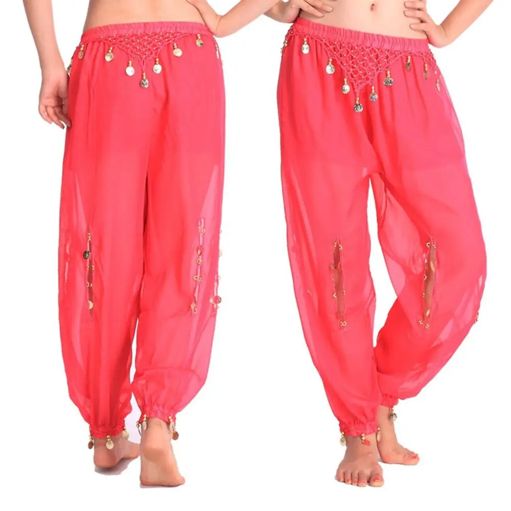 Belly Dance Accessories Sequins Shining Bloomers Dancing Trousers Show Costumes Belly Dancing Pants