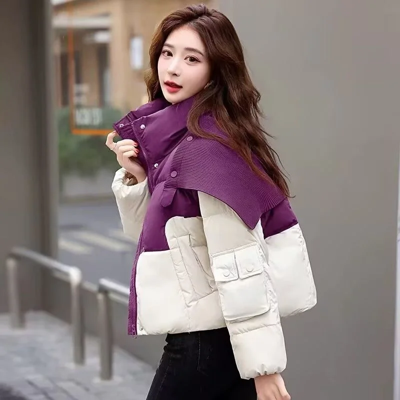 Version coréenne hiver épaissi coton manteau femmes 2026 nouvelle mode ample polyvalent Premium manteau coton manteau mode trajet