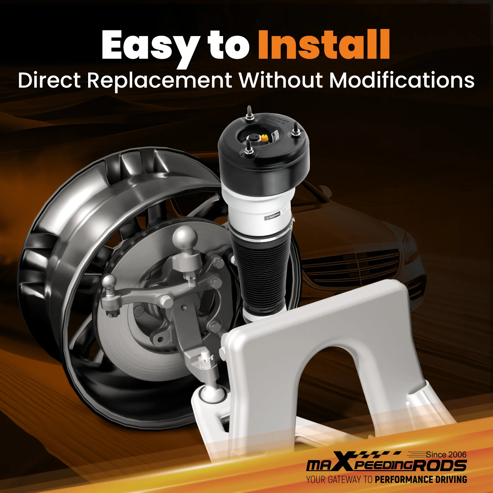 โช้คอัพถุงลมหน้าซ้ายสำหรับรถเมอร์เซเดส 4MATIC W221