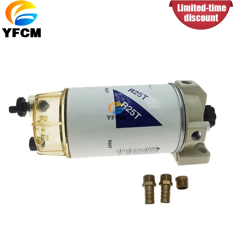 R25T Fuel Water Separator Assembly for Boat Marine Small Diesel