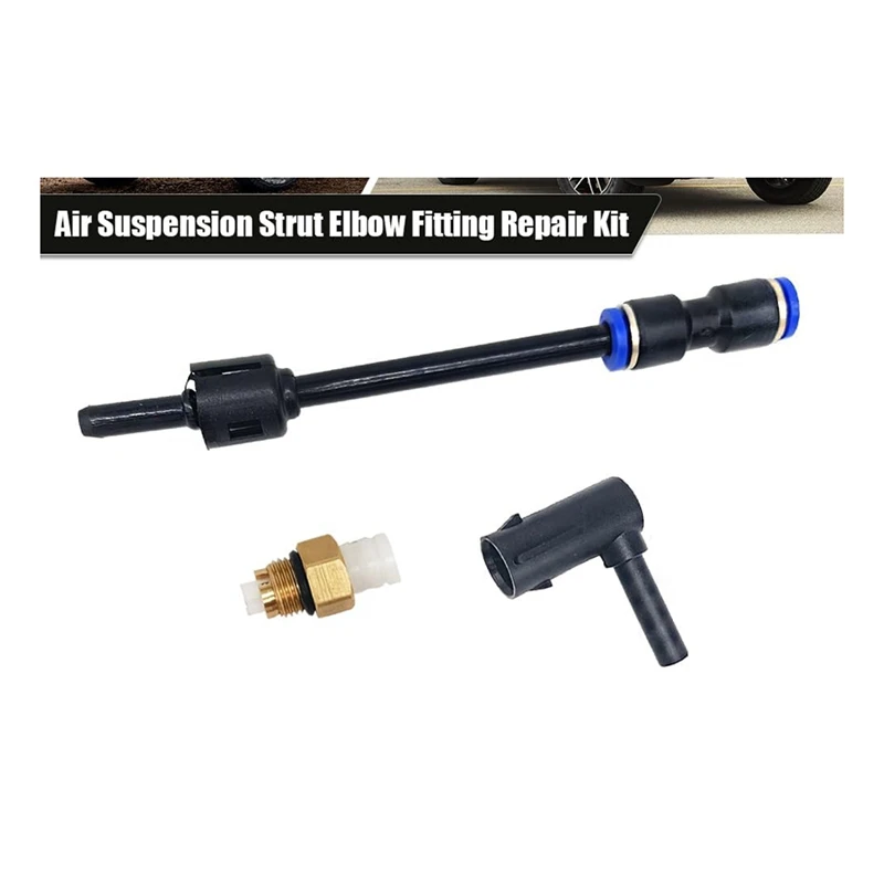 Kits de reparo do suporte de ar do cotovelo da suspensão A98E-2PCS com mangueiras para jeep grand cherokee 2011-2020, substituir: 68084809 AA