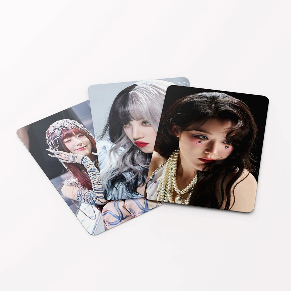 55ชิ้น/เซ็ต Kpop GIDLE ILOVE INEVER DIE อัลบั้ม Lomo การ์ด (G) i-DLE หญิง I Burn Photo Card Minnie โปสการ์ดแฟนของขวัญ