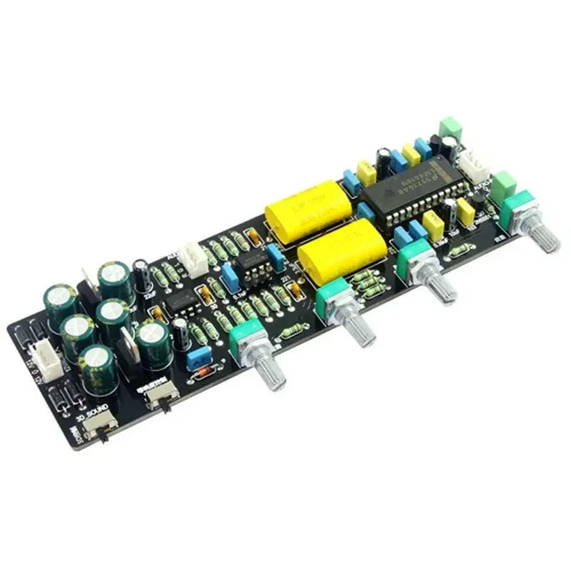 LUSYA LM4610 Preamplifier Board 3D Surrounding Balance Audio Preamp NE5532 Bass Treble Tone Conrtol Stereo PreAmplifier