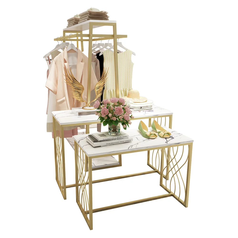 Boutique Display Nesting Tables Handbag Display Table Stands Floor Clothes Stands & Shoe Racks