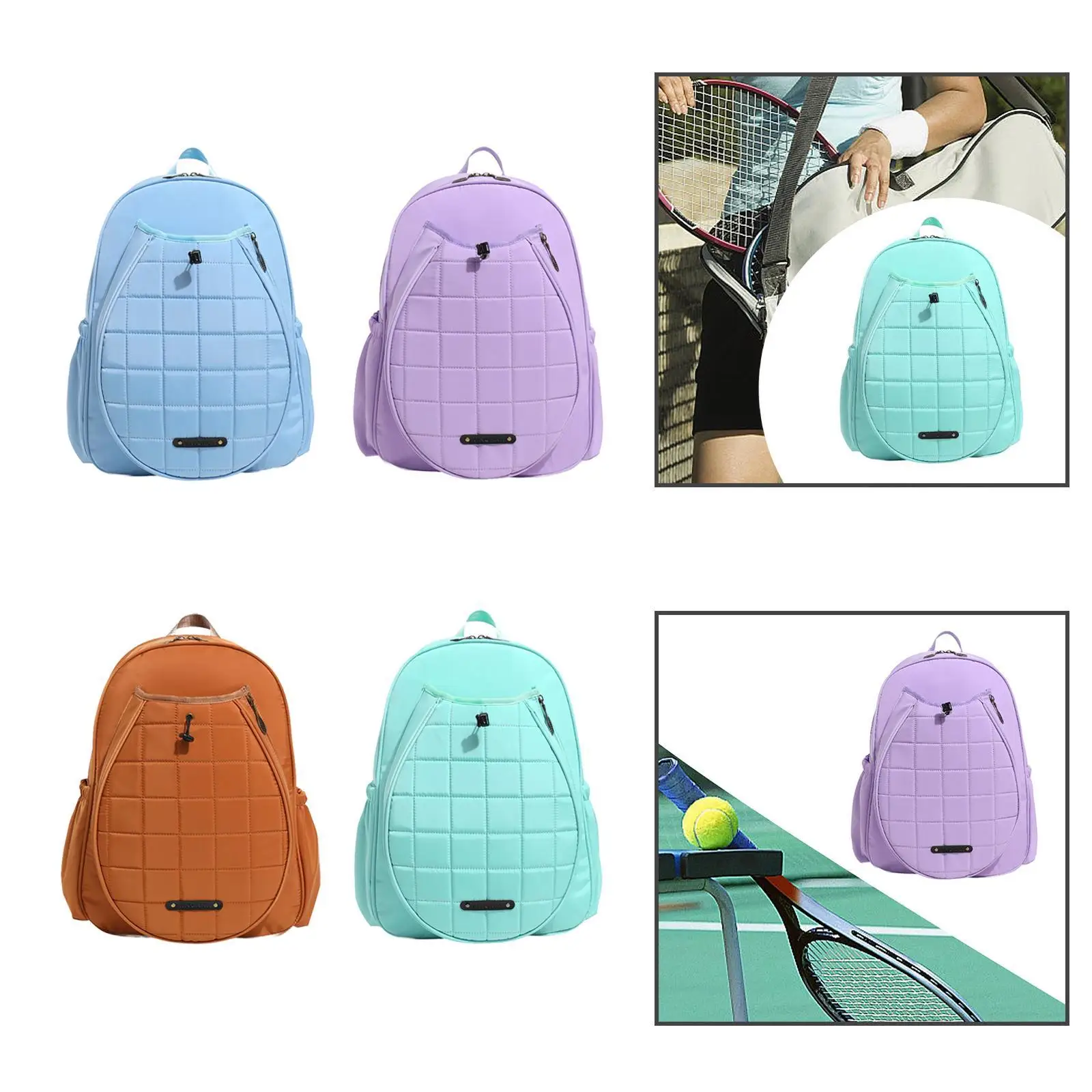 

Tennis Bag Large Capacity Equipment Supplies Carrying Bag Racquet Holder for