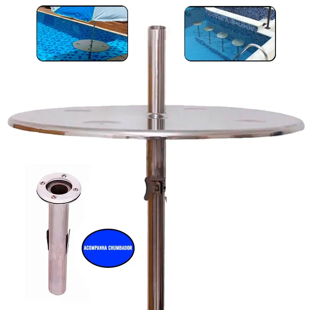 توصية وتحليل لـ Inox Table Kit for Swimming Pool and Bumper for Fixing Wet Bar EVALD