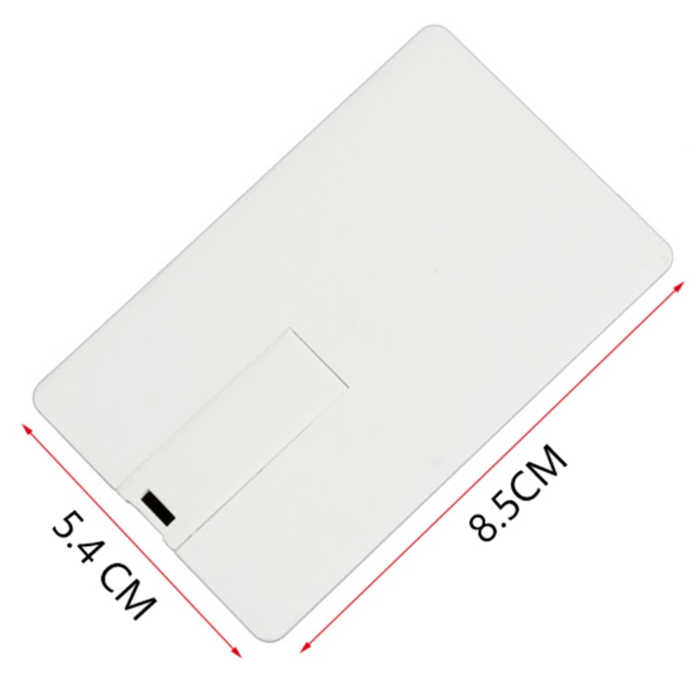 100PCS LOT USB 3.0 Business Gift USB3.0 Flash Drive 128GB Plastic Memory Stick 64GB Business Card Pen Drive 32GB White USB Stick