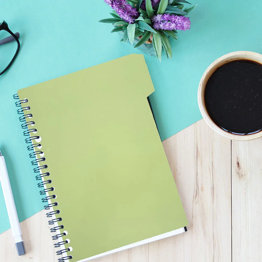 

8 комплектов разделителей для переплета, цветные разделители вкладок для тетрадей для отчетов, презентаций, журнал, офис, разделитель для переплета