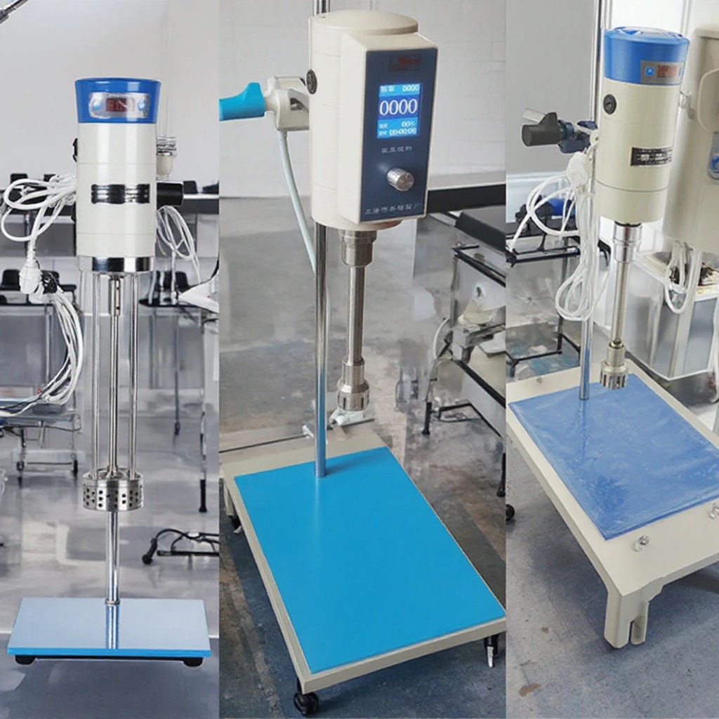 FJ300-CSH Homogenizer Emulsifier Laboratory Shear Emulsifying Machine High Shear Mixer cosmetics Emulsifying Mixer