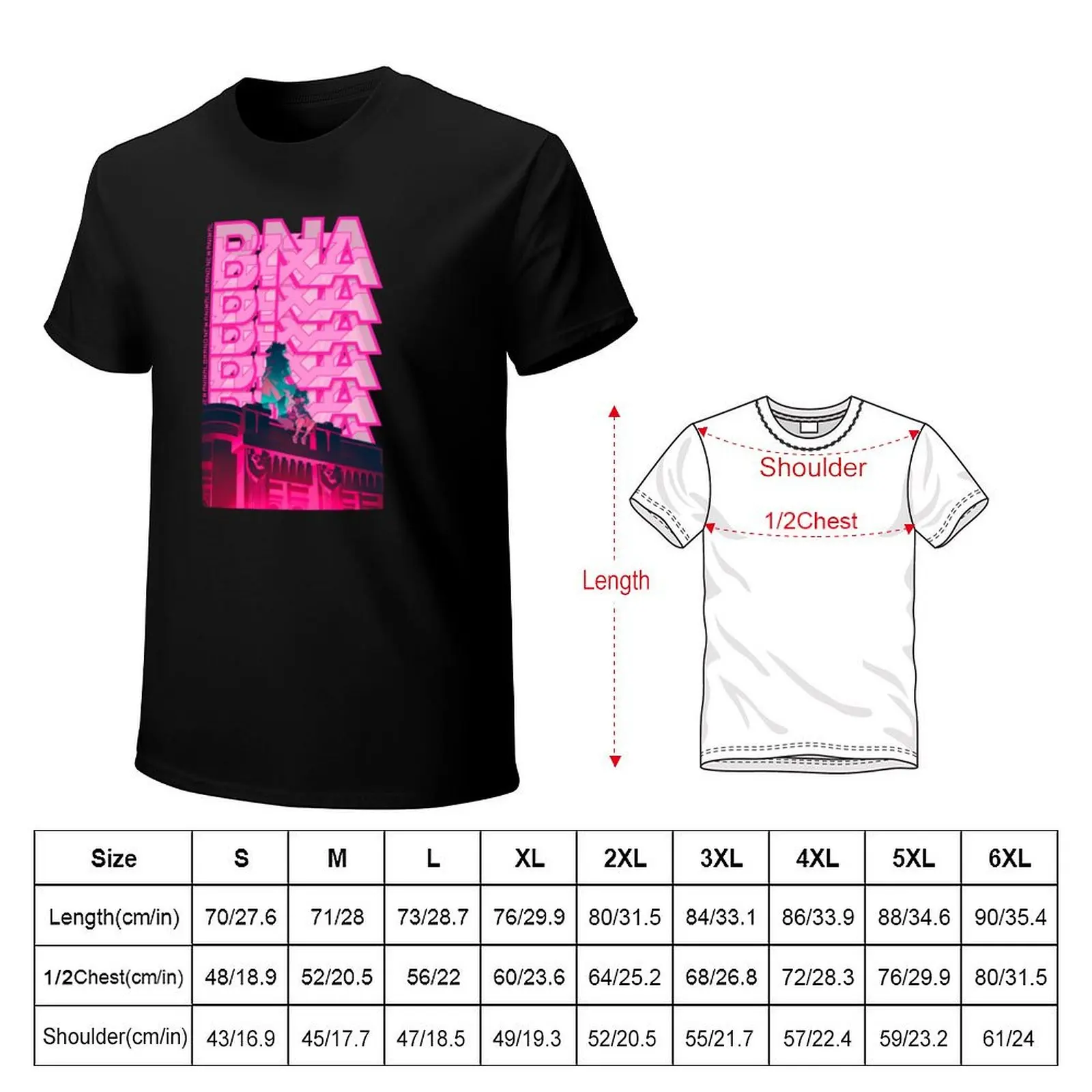 BNA - Shirou and Michiru T-Shirt Lightweight Cooling Short Sleeve Tee