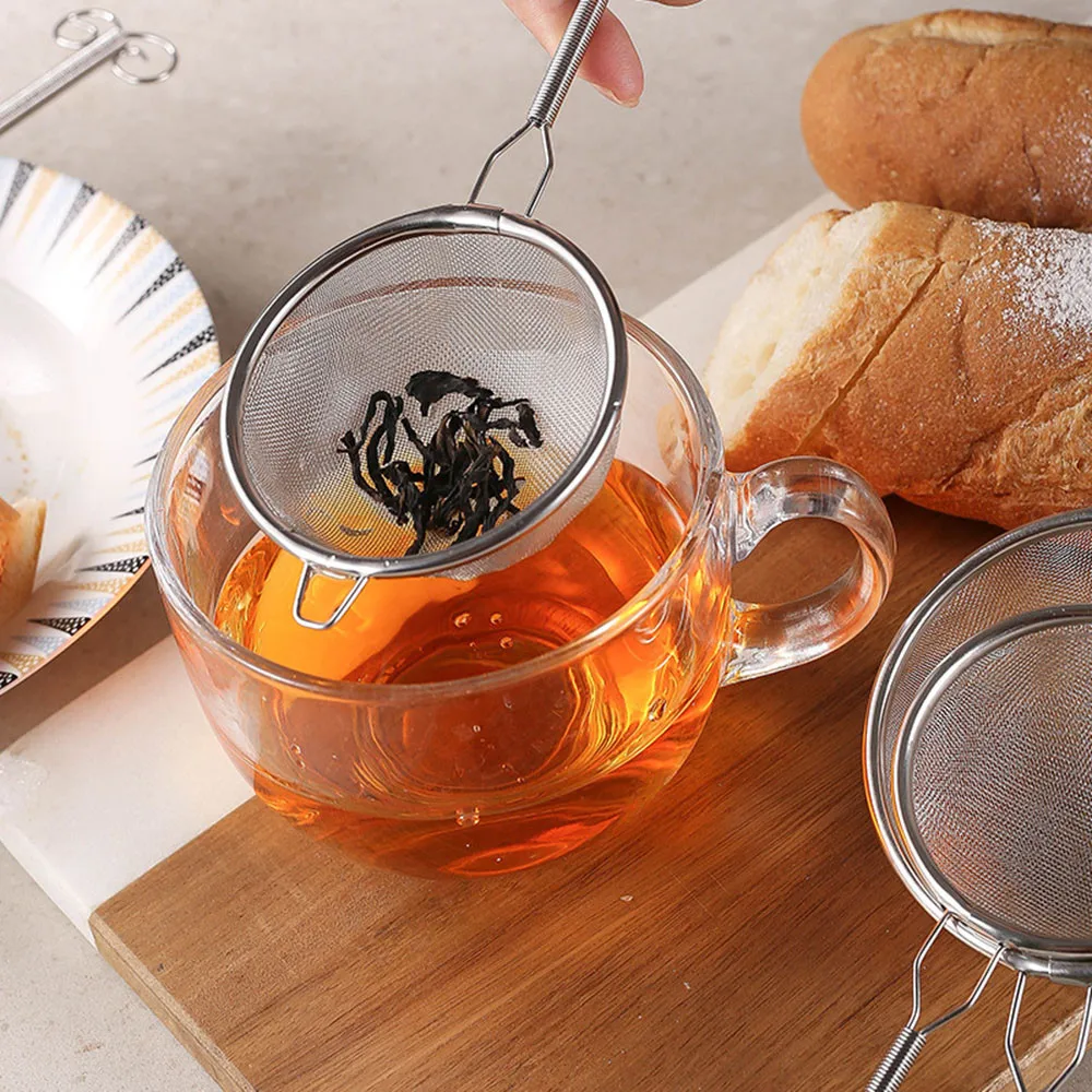 304 شبكة من الاستانلس استيل الشاي الغذاء مصفاة متعددة الوظائف الإبداعية الغذاء حليب الصويا مصفاة ملعقة أدوات مطبخ بالجملة