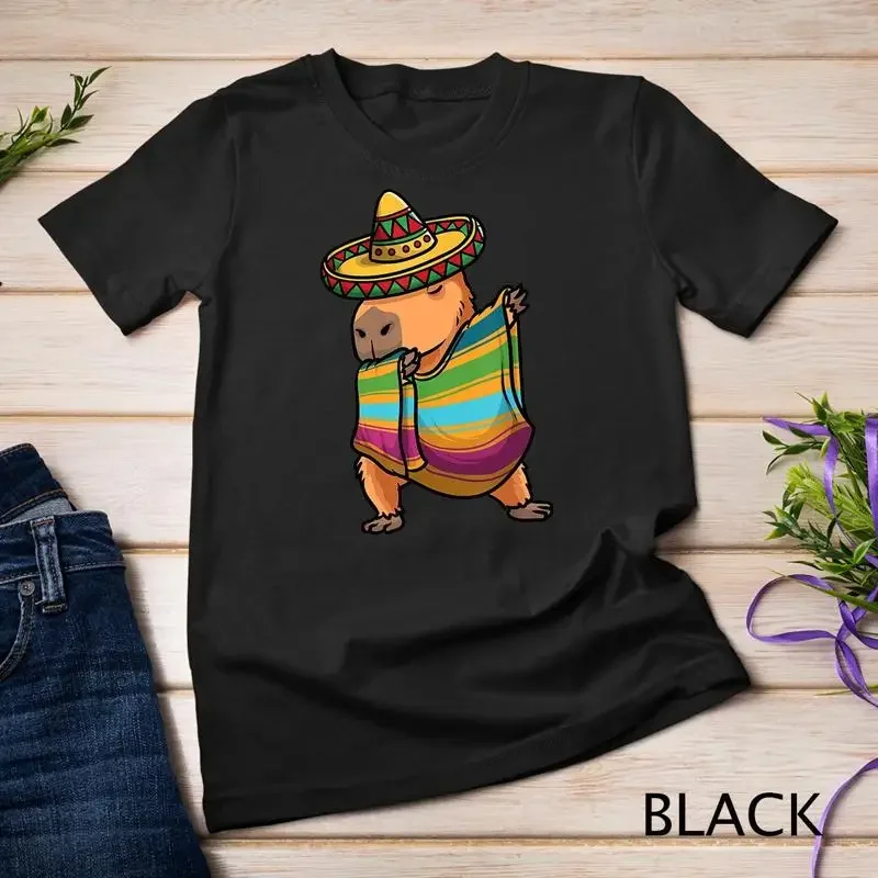 Capybara Cinco De Mayo Rodent Dab Mexican Kids Men Women T Shirt Unisex T shirt