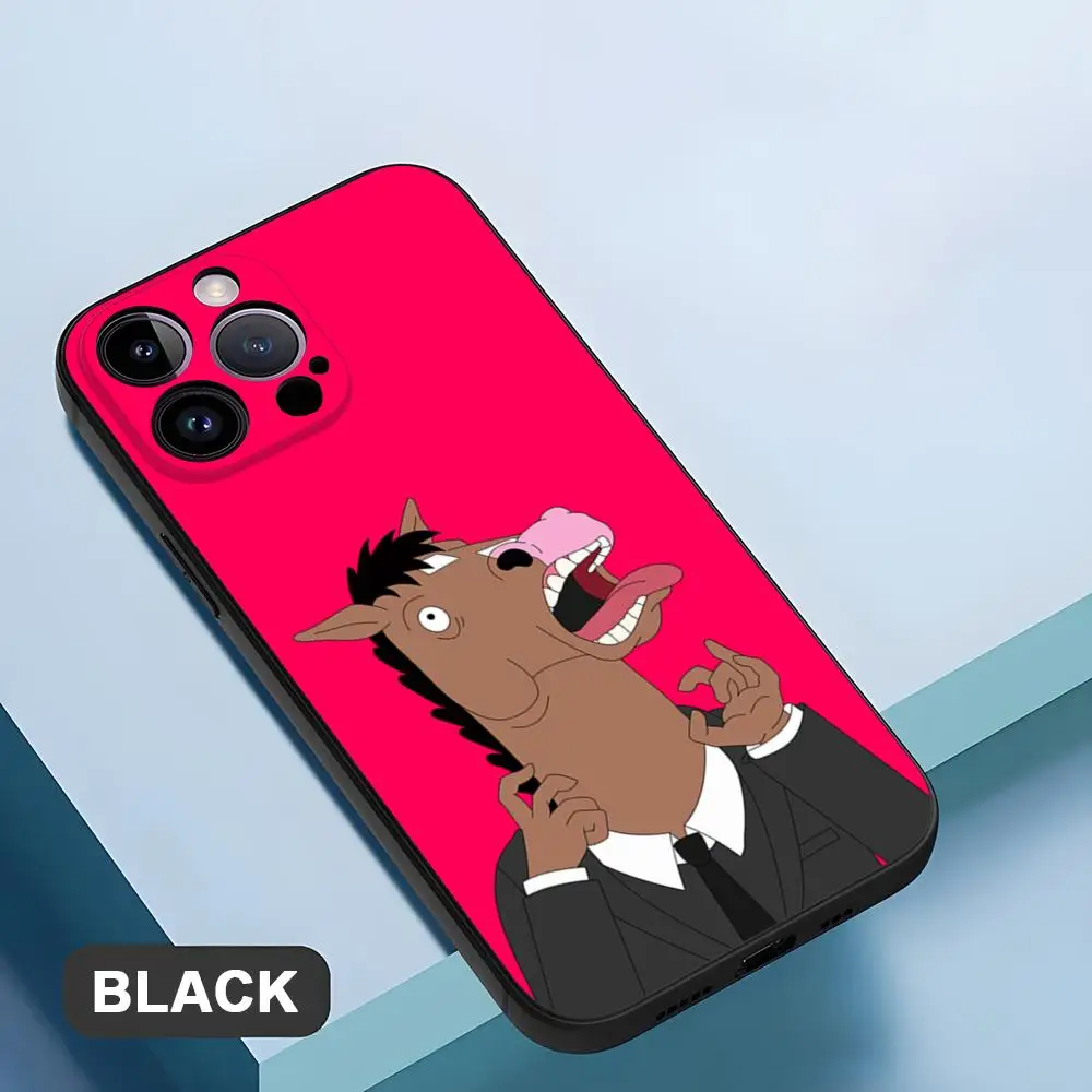 Caixa do telefone do cavaleiro de B-BoJack para o iPhone, Shell Coque, 15Pro máximo, 11, 13, 14 pro, XS máximo, Mini, XR, X, 7, 8, 6, 6s mais