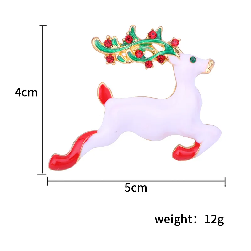 Hot Sale Christmas Brooch Tree Santa Claus Brooches Boots Socks Snowman Sleigh Bell Corsage Accessories Wholesale