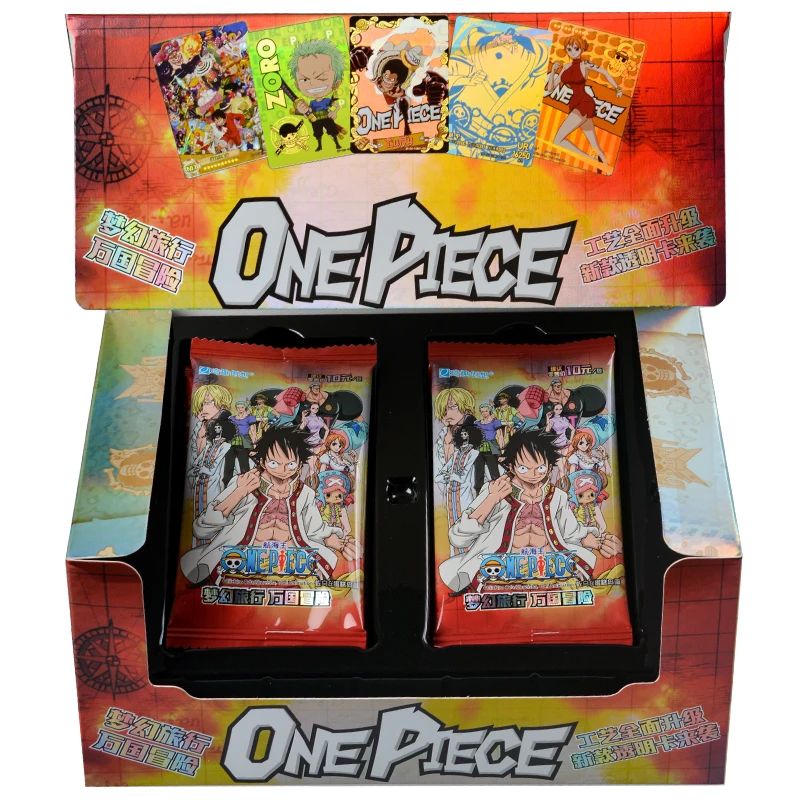 Anime ONE PIECE Card Luffy Quality Cards Zoro Nami Chopper Franky Collections Card Game Collectibles Battle Card Toy For Kids