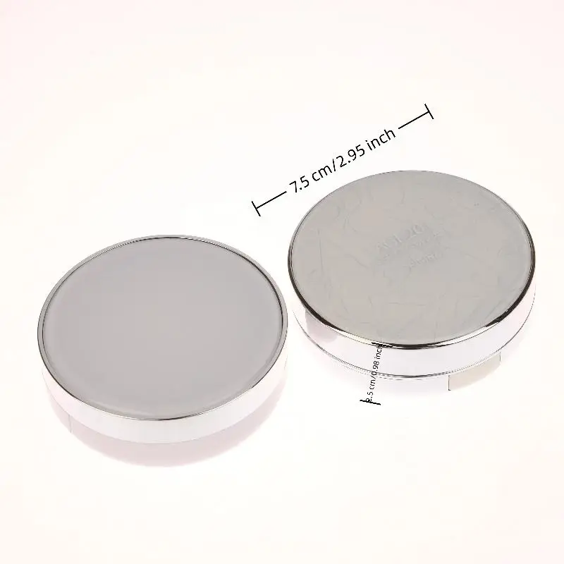 1Pcs 15ml 휴대용 에어 쿠션 퍼프 박스 BB 크림 파운데이션 용 파우더 스폰지 및 거울이있는 화장품 메이크업 컨테이너