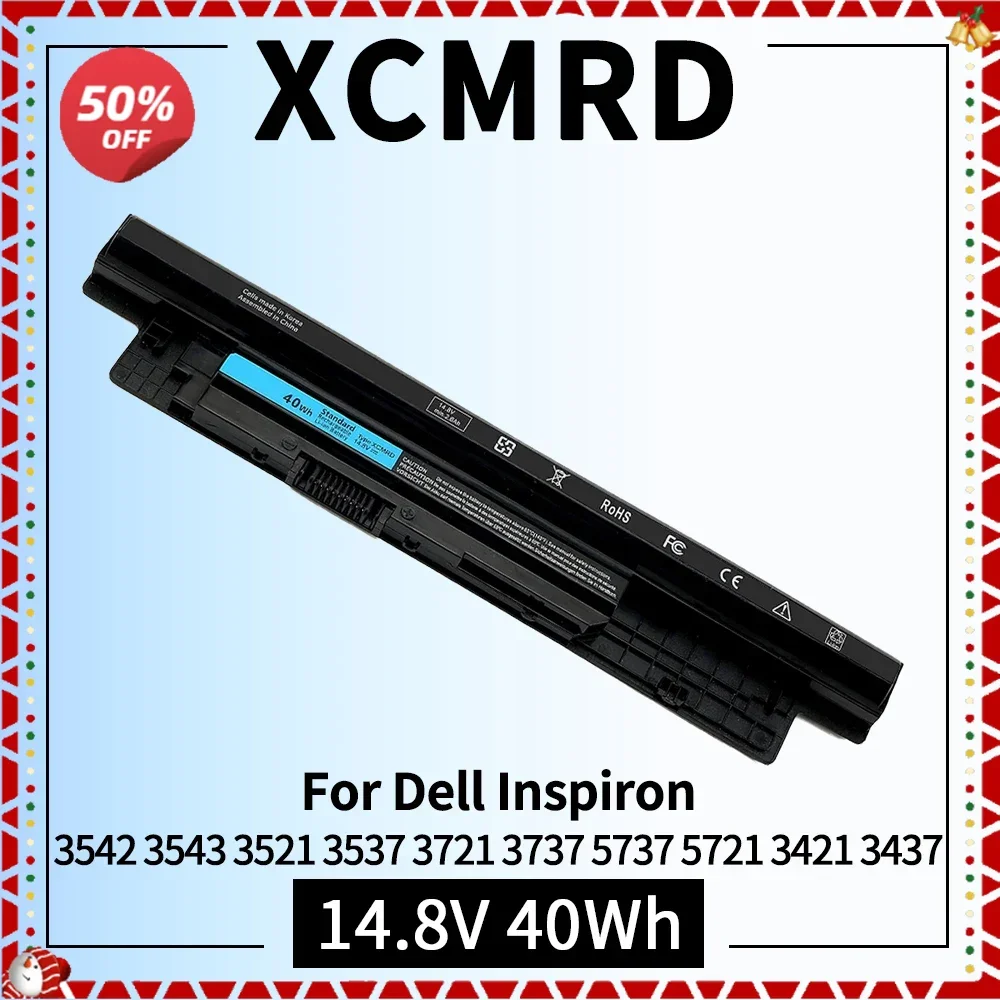 

14.8V 40Wh XCMRD Laptop Battery for Dell Inspiron 15 3000 Series 15 3541 3543 3531 3521 15R 5537 5521 14 3421 3437 14R 5421 5437