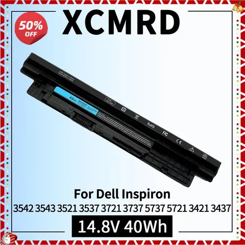 14.8V 40Wh XCMRD Laptop Battery for Dell Inspiron 15 3000 Series 15 3541 3543 3531 3521 15R 5537 5521 14 3421 3437 14R 5421 5437