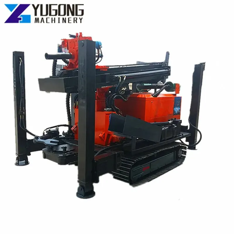 YGFY-300 Crawler Type Mounted Pneumatic Mining Water Well Hydraulic Drilling Rig Portable Water Well Drilling Rigs For Sale