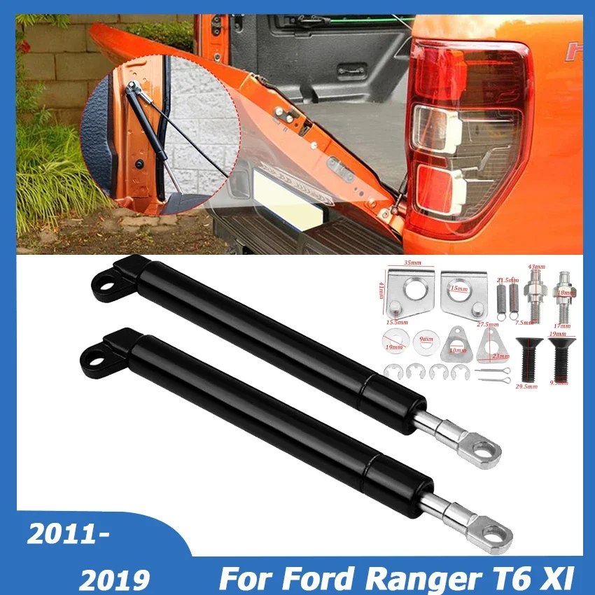 

For Ford Ranger T6 Xl Px Xlt 2012-2016 Mazada Bt50 PX Ranger 10-17 Rear Tailgate Gas Strut Shock Support Lift Slow Down Damper