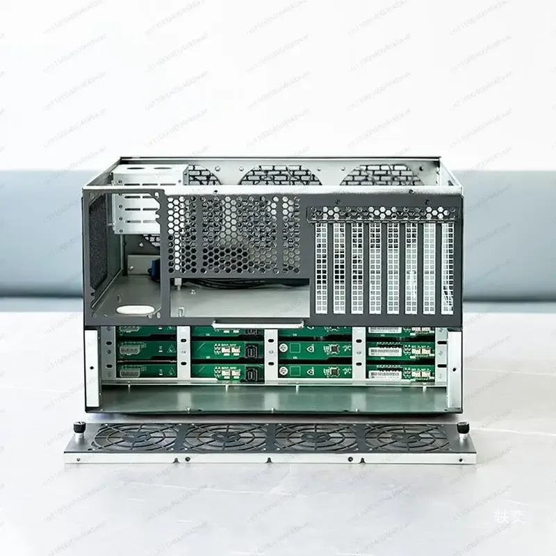 هيكل NAS خاص بـ 12 قرصًا، لوحة رئيسية ATX، مصدر طاقة ATX، 8 فتحات كاملة الارتفاع، خادم Enterprise home Synology AIO