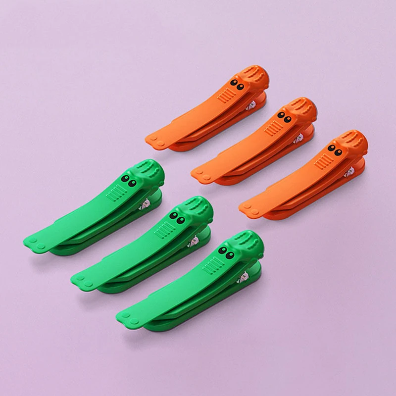 1pc Silicone Automatic Bookmarks Unique Visualized Book Markers For Reading Women Cute Alligator Clip Designs Stay In Place An