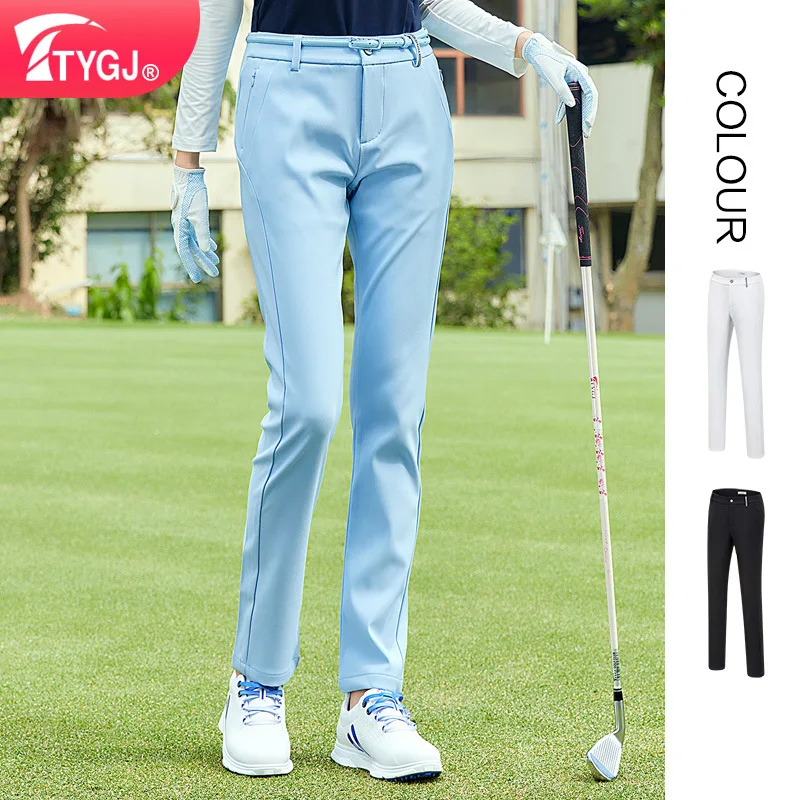 New autumn splash-proof golf sports pants elastic waist sports pants slim slim pants