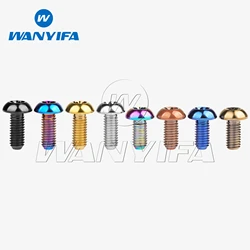 Wanyifa Titanium Bolt M5X10 12mm T25 Torx Disc Brake Screw for Mountain Bike