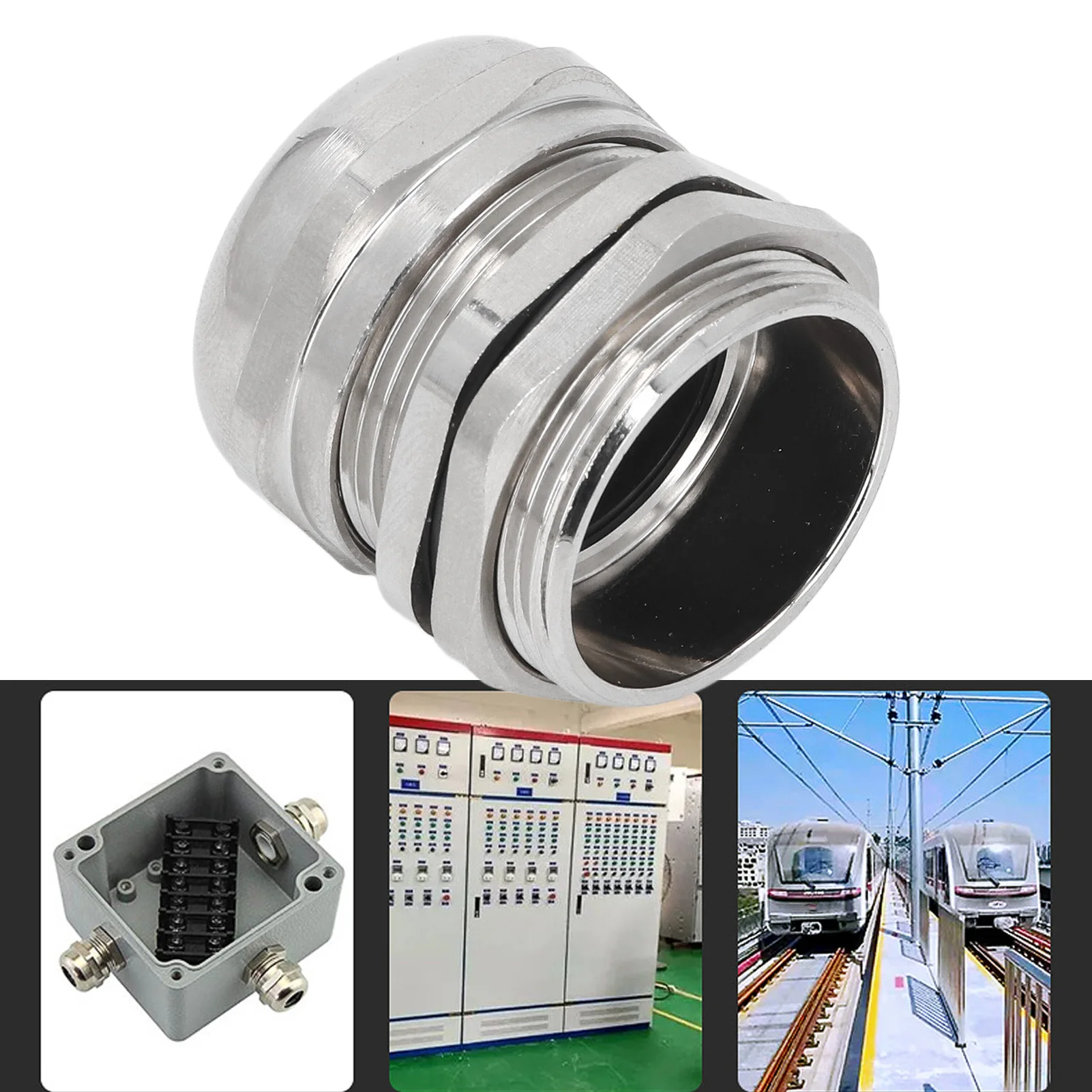 

1Pc Stainless Steel Water Proof Cable Gland M32 Seal Sleeve Adjustable 15-22mm Protector