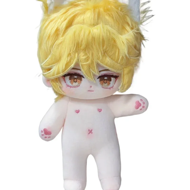 Genshin Impact Aether Plushies ตุ๊กตาคอสเพลย์น่ารักตุ๊กตายัดไส้ตัวตุ๊กตาพร้อมชุดเปลี่ยนโครงกระดูกของขวัญของเล่นการ์ตูน20ซม.