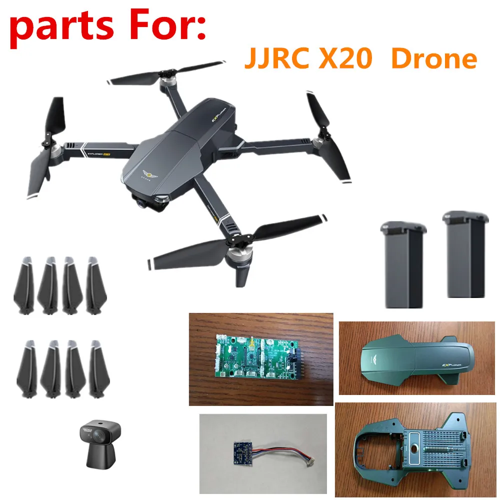 JJRC X20 Drone Battery/Propeller Blade/ 11.1 V 3000mAh For X20 Drone Battery Spare Parts Original Accessories