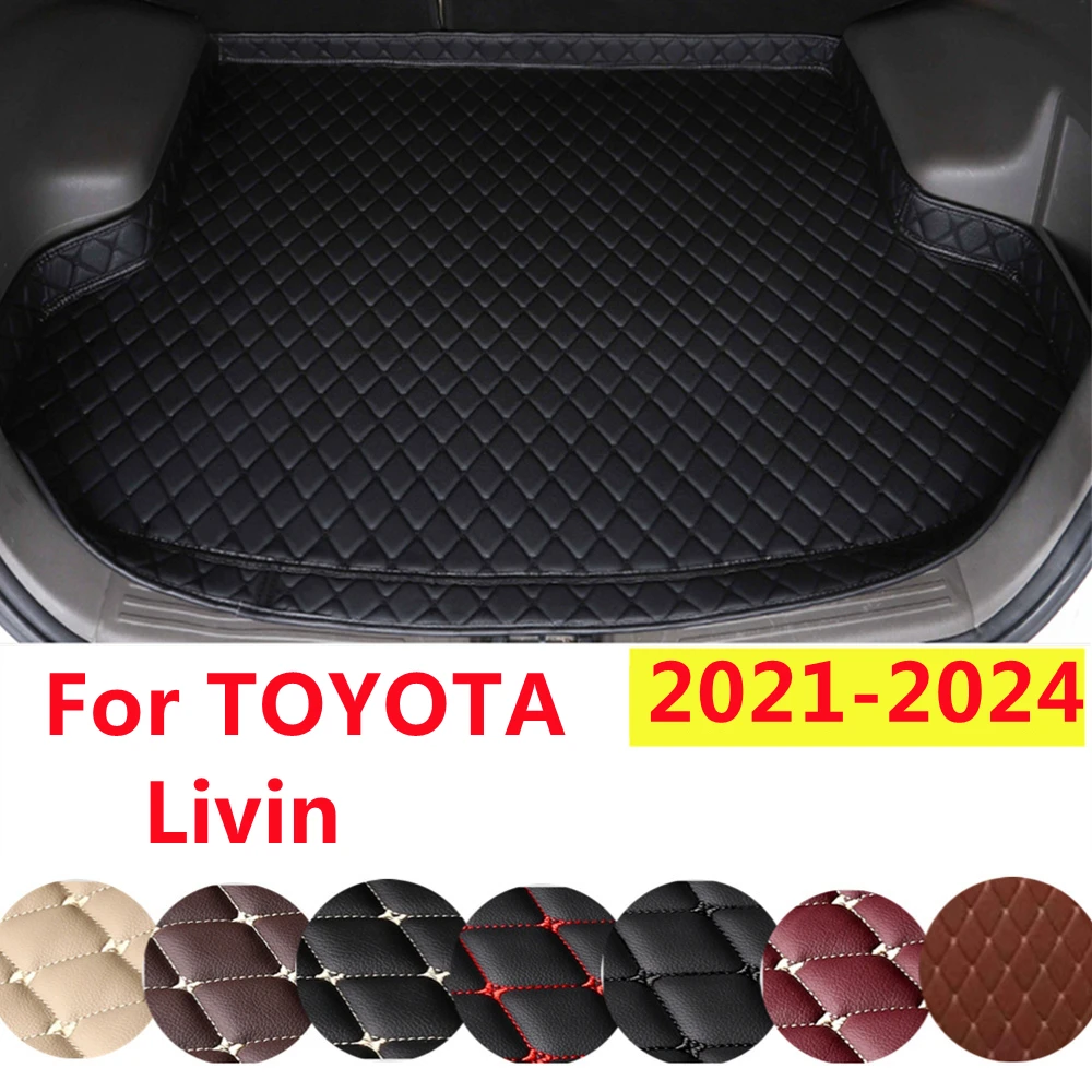 YJ High Side XPE Leather AUTO Accessories Car Trunk Mat Custom Fit For TOYOTA Livin 2024 2023-2021 Rear Cargo Liner Cover Carpet