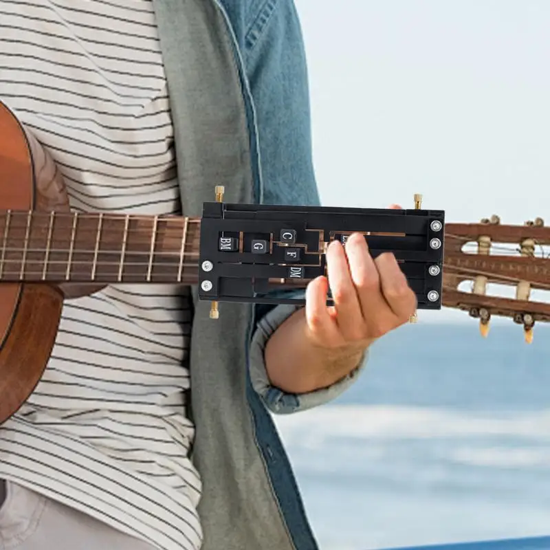 Peralatan pelatih gitar, pelatih Chord sistem pembelajaran Chord untuk pemula, bermain gitar, alat bantu menyanyi, asisten skala gitar