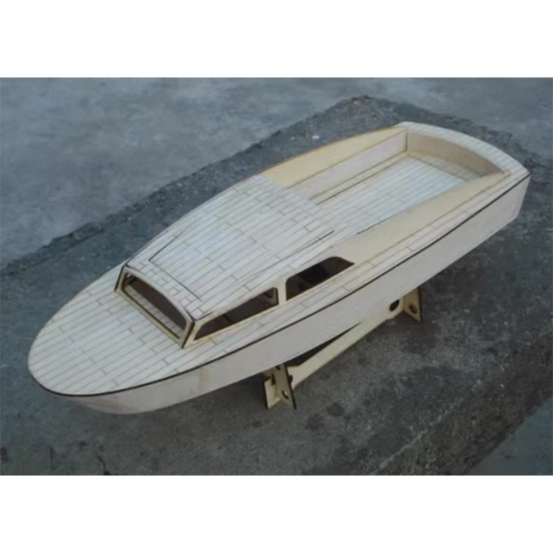 

Wooden Ship Model Assembly Kit British Deep V Yacht Basswood Ship Model DIY Handmade Ship Building Model Toy Gift Collection