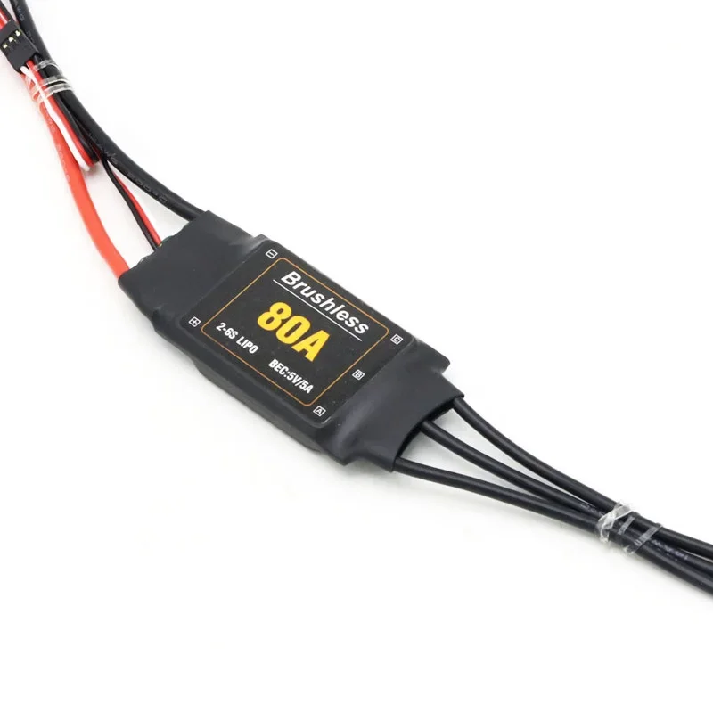 ToPssRc Brushless 80A ESC Speed Controler 2-6S With 5V 5A UBEC For RC FPV Quadcopter RC Airplanes Helicopter