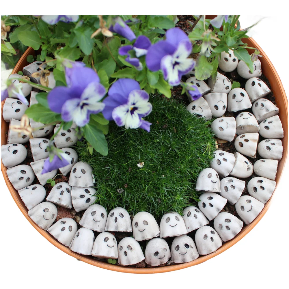 For Autumn Festival 1.7*2cm Halloween Garden Decor Garden Statue Festive Paving Stone Long Lasting Use For Autumn