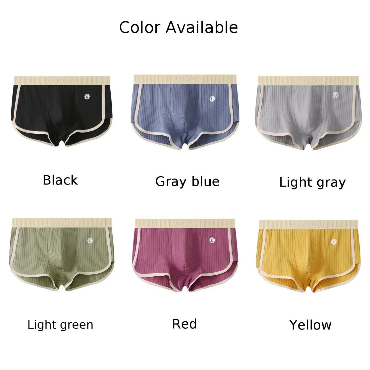 Mens Sexy Stripe Underwear Briefs Middle Waist Underpants Panties Home Shorts Breathables