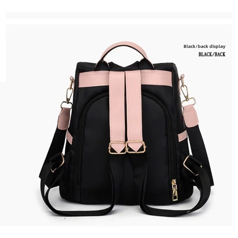 2024 new backpack for trendy women, travel anti-theft Oxford cloth lightweight and fashionable versatile backpack