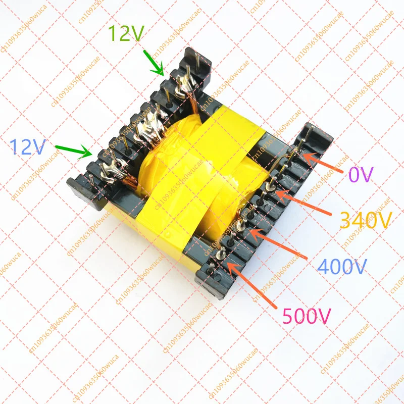 YFEC49 Push Pull High Frequency Transformer 600W 12V to 340V 400V 500V Boost Converter for Power Inverter