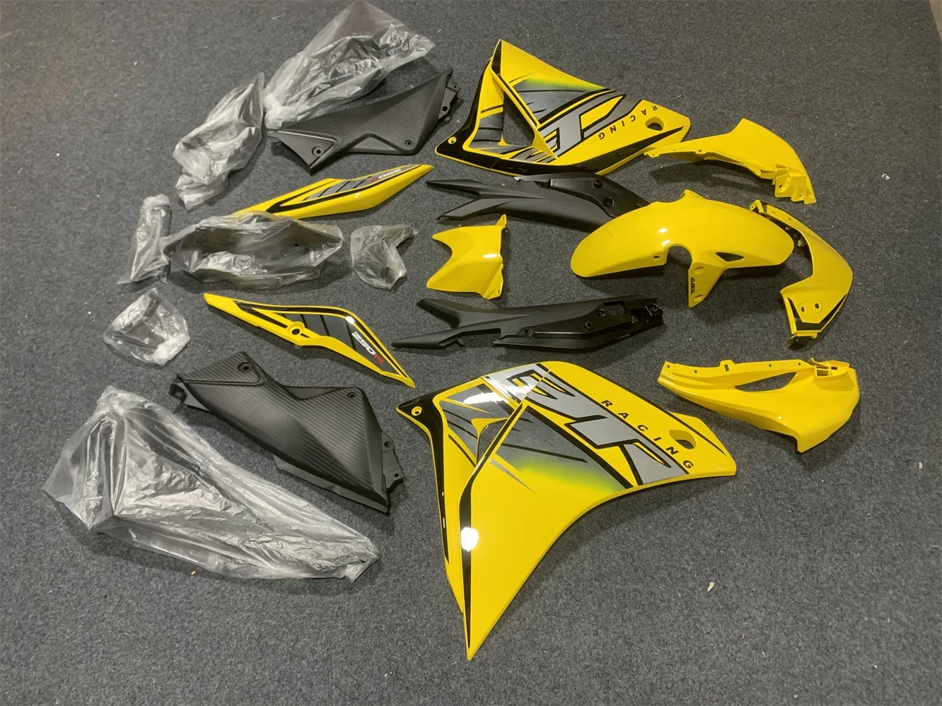 Motorcycle fairing fits the CBR250RR 11-14 CBR250 2011 2012 2013 2014 Year fairing Yellow Black motorcycle housing