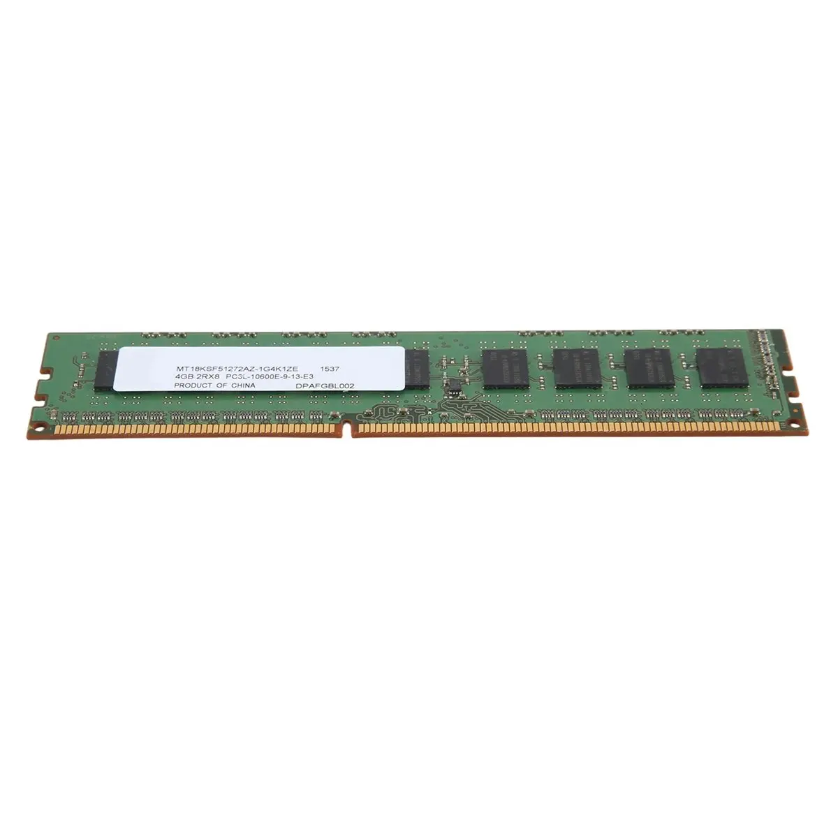 A003 4GB 2RX8 PC3-10600E 1.5V DDR3 1333MHz ECC Memory RAM Unbuffered for Server Workstation(4G)