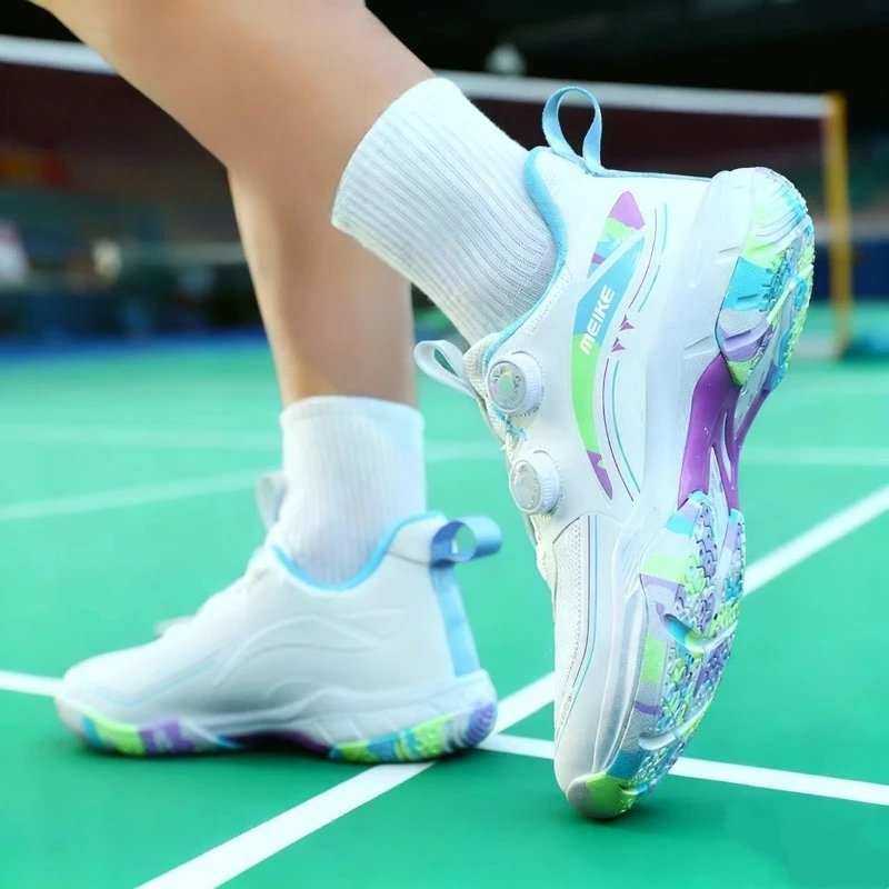 

2026 Hot Sale Badminton Mans Shoes Anti-Slip Sports Shoes For Man Unisex Tennis Men Shoes Quick Lacing Indoor Sports Shoe Men