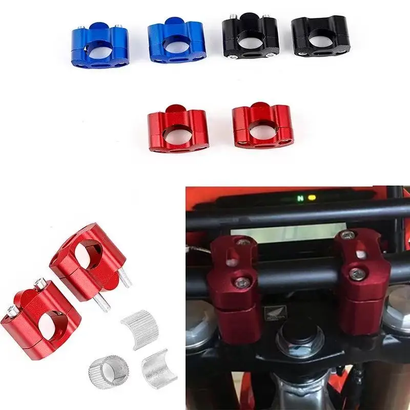 

Зажимы для руля мотоцикла 22 28 мм, фиксированная подставка для руля с ЧПУ, подходит для пит-байка, гоночного мотоцикла, эндуро, супермото