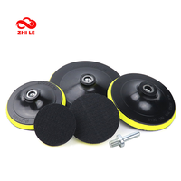 Angle Grinder Grinding Discs Backing Velcro Pad Sanding Dish Tray Hook And Loop Polishing Backer Plate Polish Abrasive Pads Tool