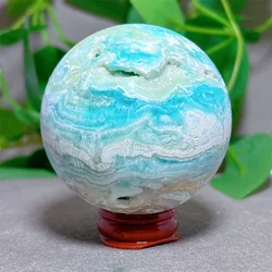 Hemimorphite Sphere Crystal Natural Stone Quartz Stone Minerals Home Decoration Reiki Craft Energy Healing Spiritual Luck Love