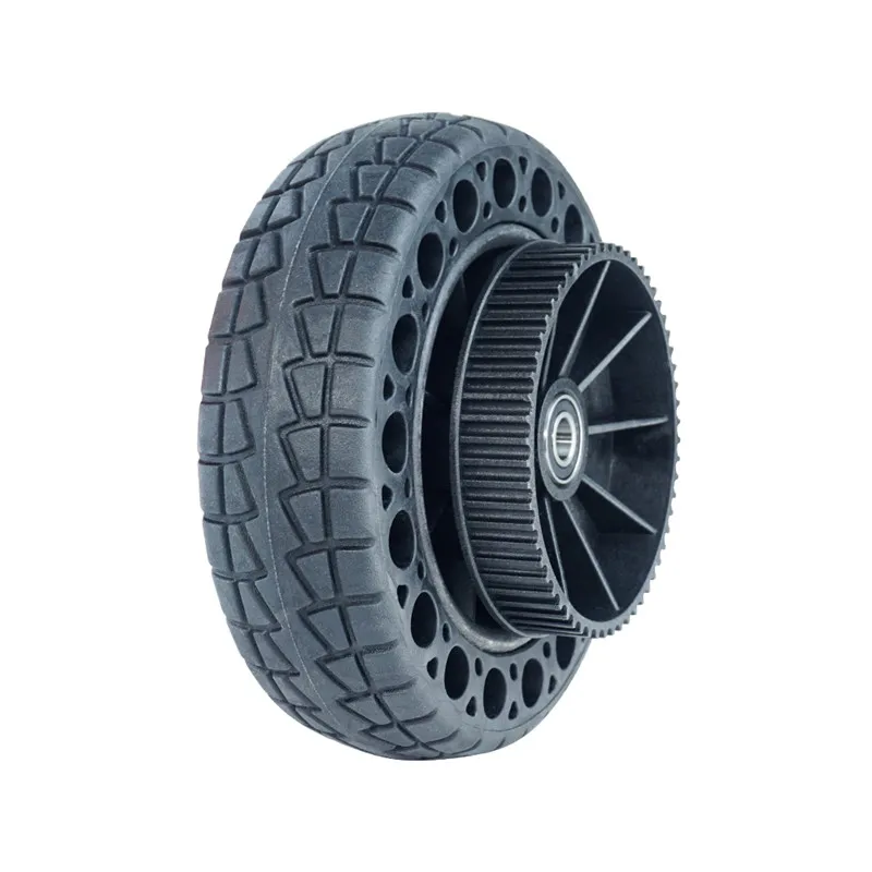 High Quality 6 inch 150mm x 50mm Solid Rubber Honeycomb Wheels for Electric Skateboard E-Scooter