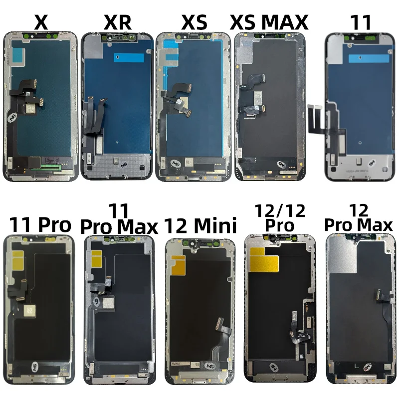 INCELL For iPhone X XR XS Max LCD 12 Mini Digitizer Screen For iPhone 11 12 13 14 15 16 17 Pro Max 3D Touch 15 Plus LCD Display image 3