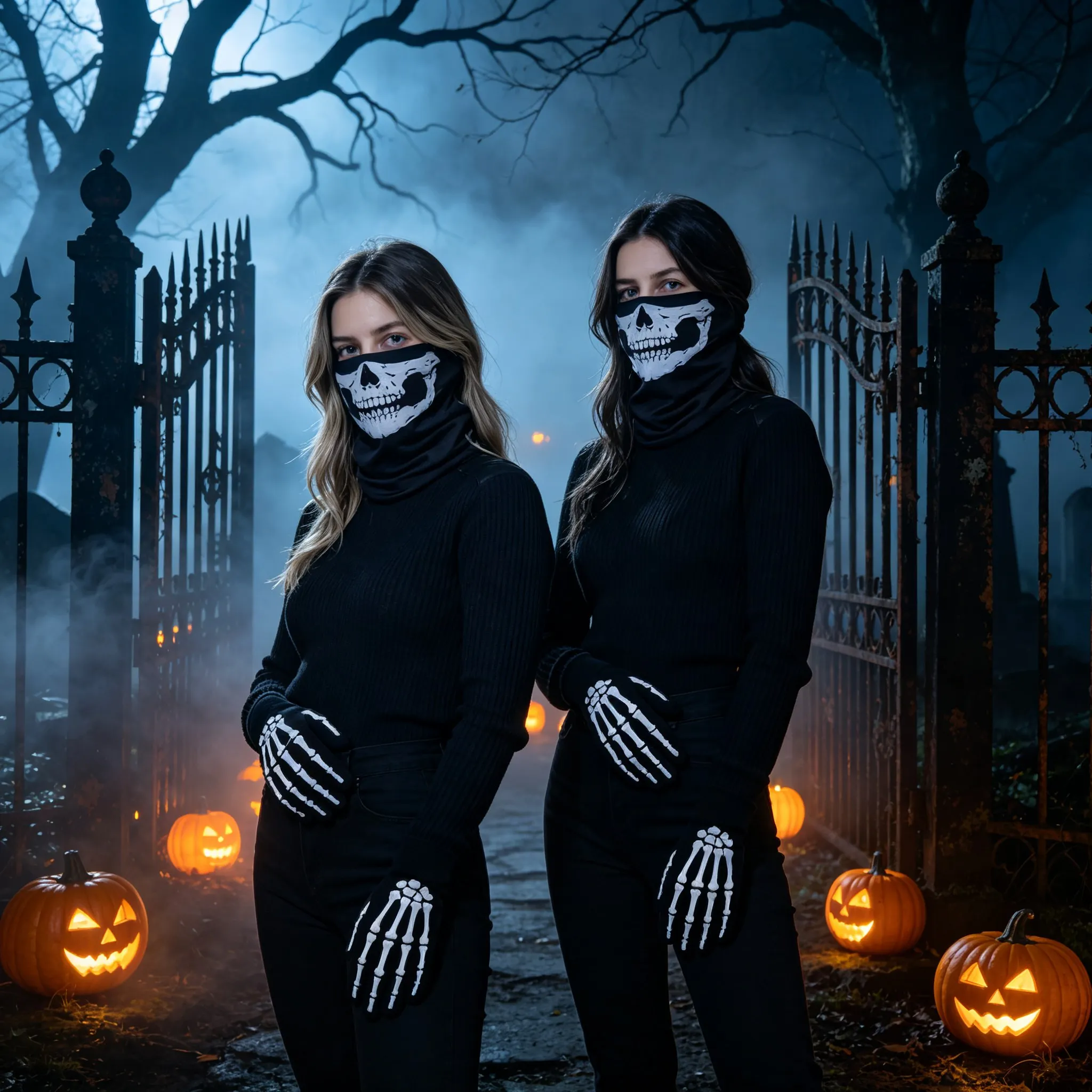 Halloween Sensenmann Cosplay Umhang-Set Hexen-Umhang in Schwarz mit Sensen-Requisit Geister-Party Bühnenkostüm Requisiten – Detail 7
