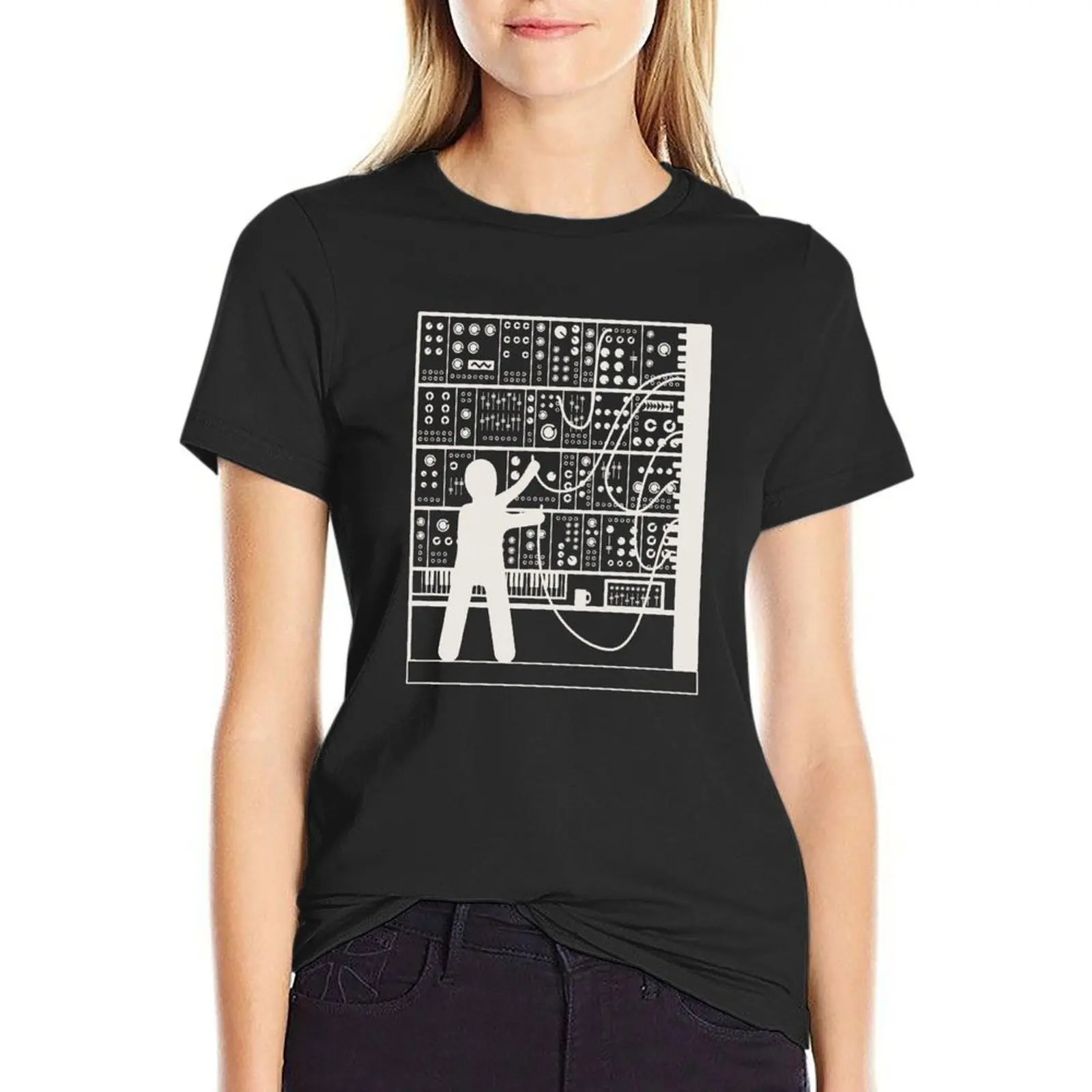 Modular Synthesizer Lover T-Shirt vintage clothes funny Women's tops